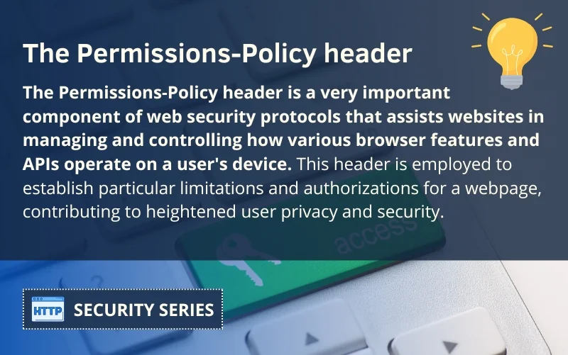 The role of the Permissions-Policy header