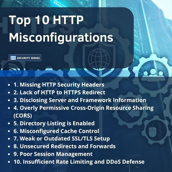 List of Top 10 HTTP Misconfigurations